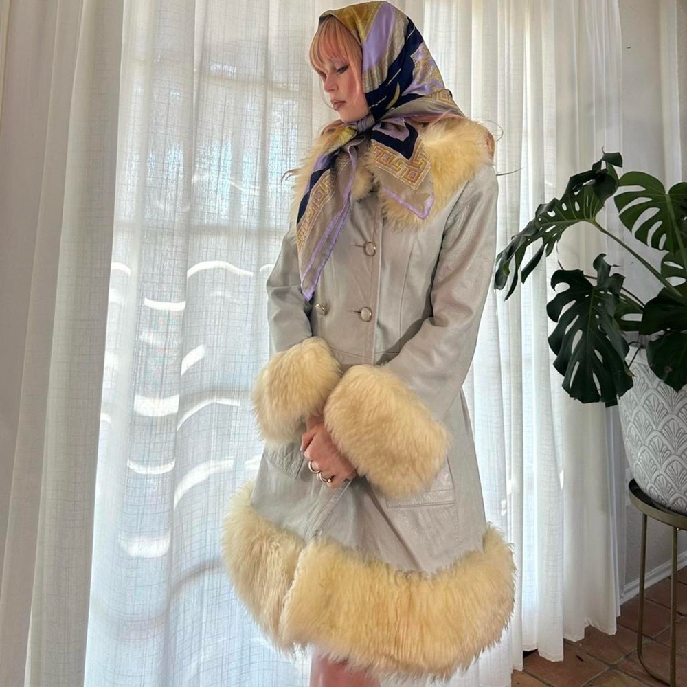 Vintage Versace silk headscarf